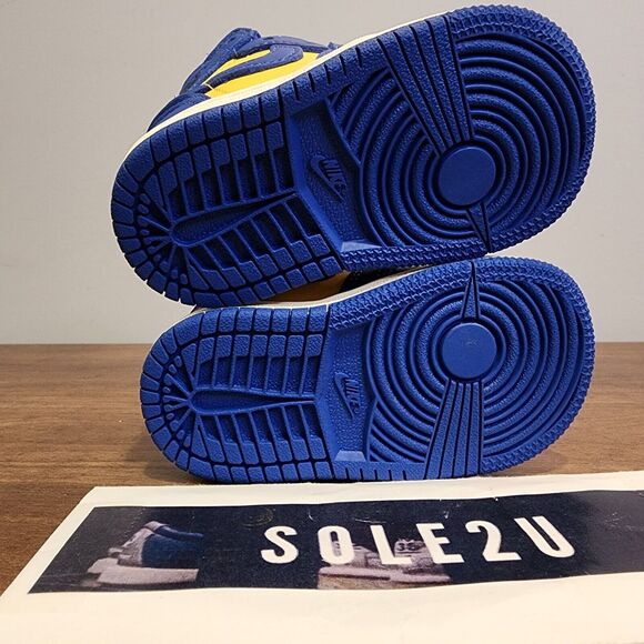 Nike Air Jordan 1 Retro High OG TD Reverse Laney Toddler Size 4C FD2598-700 - Picture 6 of 8